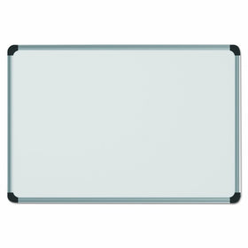 Universal 43733 Magnetic Steel Dry Erase Board, 36 x 24, White, Aluminum Frame