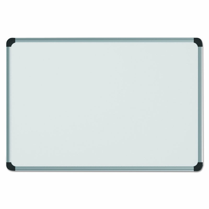 Universal 43733 Magnetic Steel Dry Erase Board, 36 x 24, White, Aluminum Frame