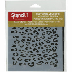 Stencil1 6"X6" Stencil-Leopard