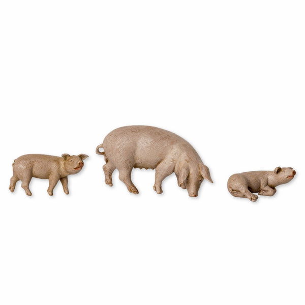 Fontanini Pig Family Animals Italian Nativity Villager Figurine Set of 3 54081