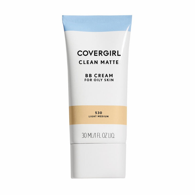 COVERGIRL Clean Matte BB Cream Light/Medium 530 For Oily Skin, 1 oz (packaging may vary)