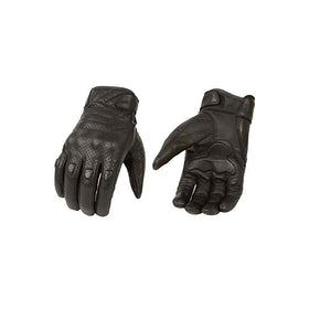 Milwaukee Leather Men's Premium Leather Perforated Cruiser Gloves MG7500 (L)