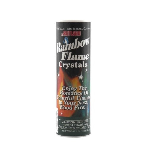 Rutland Rainbow Flame Crystals, 16-Ounce