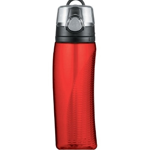 Thermos Intak 24 Ounce Hydration Bottle with Meter, Red