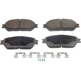 Wagner ThermoQuiet QC906A Ceramic Disc Pad Set With Installation Hardware, Front