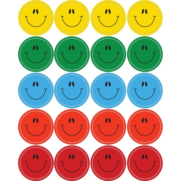 Carson Dellosa Smiley Faces, Multicolor Shape Stickers (5270)