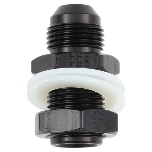 Fragola 483112-BL Black Size (-12) Fuel Cell Bulkhead Fitting