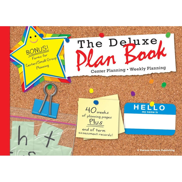 Carson Dellosa The Deluxe Plan Book Record/Plan Book (104438)