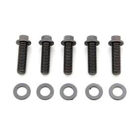 ARP 653-2000 Black Oxide 7/16-14" RH Thread 2.000" UHL 6-Point Bolt with 7/16" Socket and Washer, (Set of 5)