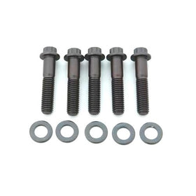 ARP 652-1750 Black Oxide 3/8-16" RH Thread 1.750" UHL 6-Point Bolt with 3/8" Socket and Washer, (Set of 5)