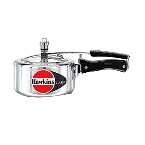 HAWKIN Classic CL15 1.5-Liter New Improved Aluminum Pressure Cooker, Small, Silver