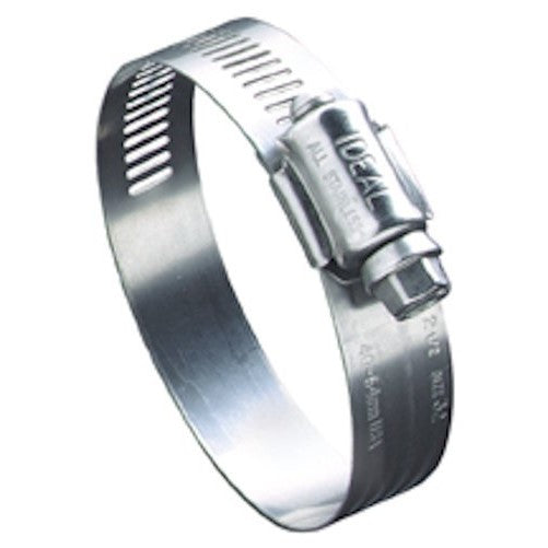 Ideal-Tridon 68 Series Stainless Steel 201/301 Worm Gear Hose Clamp, General Purpose, 16 SAE Size, Fits 3/4-7/8 Hose ID, 18 mm - 38 mm Hose OD Range (Pack of 10)