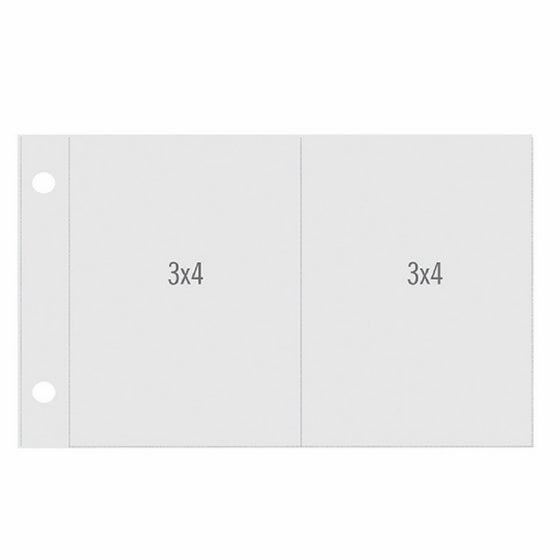 Simple Stories Snatp Pocket Pages with Horizontal Pocket Binders (10 Pack), 3" by 4"