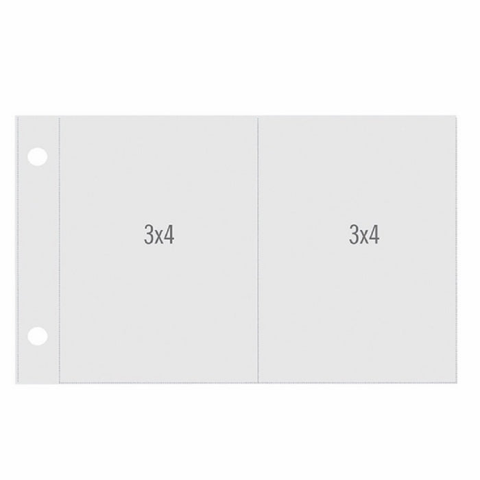 Simple Stories Snatp Pocket Pages with Horizontal Pocket Binders (10 Pack), 3" by 4"