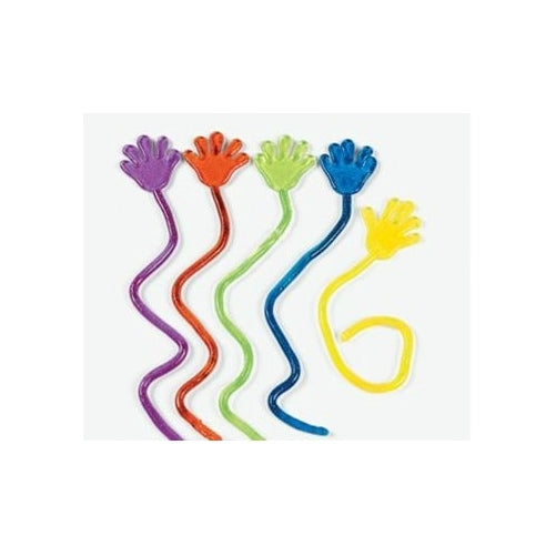 Rhode Island Novelty Glitter Sticky Hands, 12-Pack