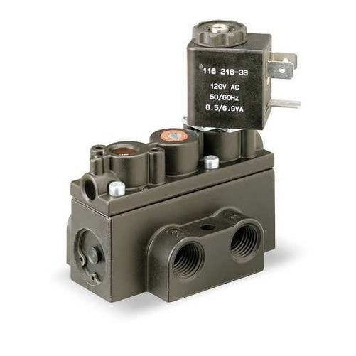 Solenoid Air Control Valve, 1/4 In, 24VDC