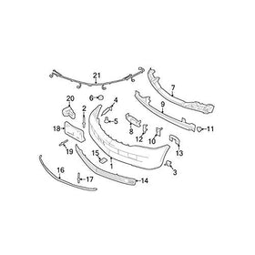 Ford 7L7Z-17A385-AA - BRACKET - LICENSE PL