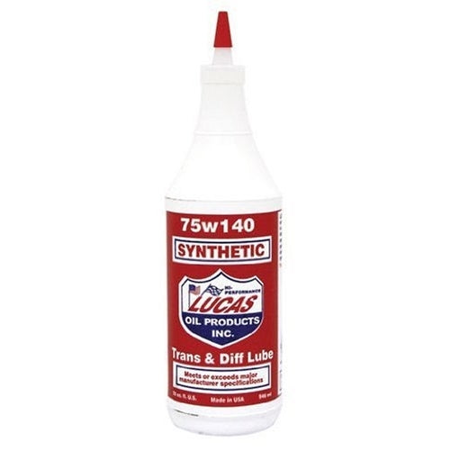 Lucas Oil LUC10121 SAE 75W-140 Synthetic Transmission and Differential Lube - 1 Quart