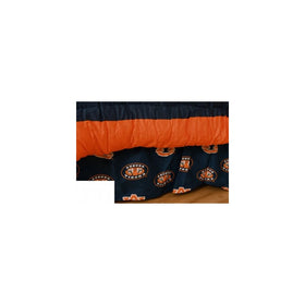 College Covers Auburn Tigers Printed Dust Fashions Ruffle, Queen