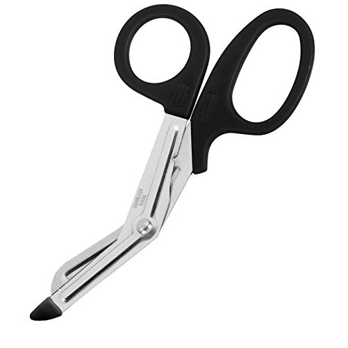 Prestige Medical EMT/Utility Scissor, Black, 7 1/2 Inch