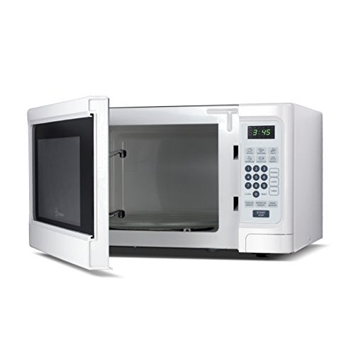 Westinghouse WCM11100W 1000 Watt Counter Top Microwave Oven, 1.1 Cubic Feet, White Cabinet