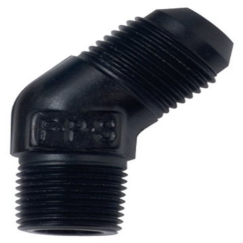 Fragola 482307-BL Black Size (-8) x 1/4" MPT 45° Adapter Fitting