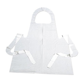 Pacon 91240 Disposable Paint Apron, Sleeveless, White Plastic, 100 Aprons per Pack