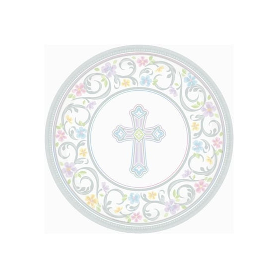 Amscan Blessed Day 10.5" Plate, Multi Color