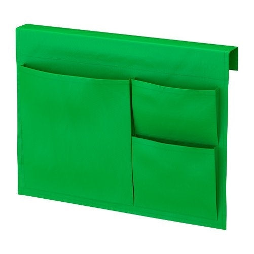 IKEA STICKAT Bed pocket, green