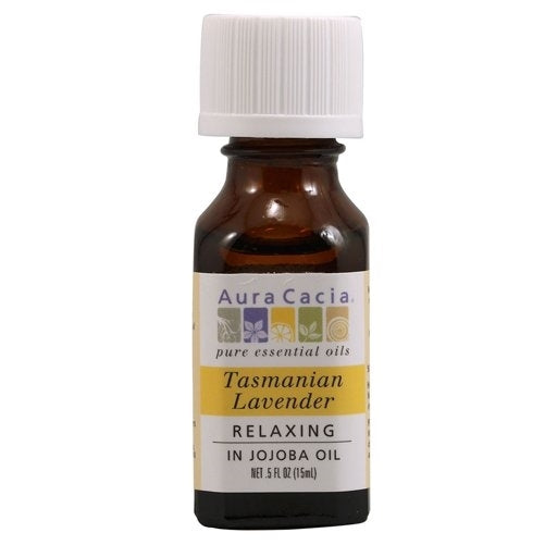 Aura Cacia Tasmanian Lavender in Jojoba Oil, 0.5 Fluid Ounce