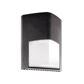 RAB Lighting ENTRA12 Entra 12W Cool LED 120V to 277V Wallmount Light, Bronze