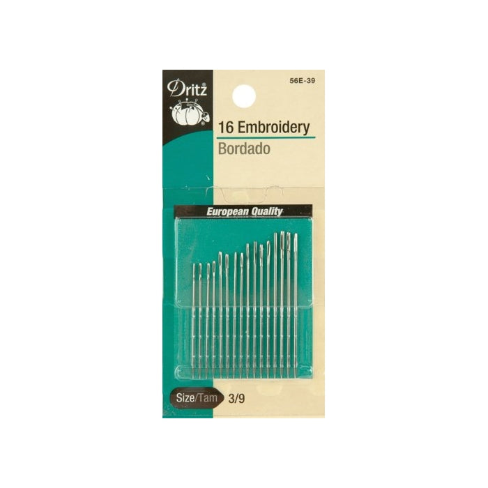 Dritz(R) Embroidery Hand Needles-Size 8 16/Pkg