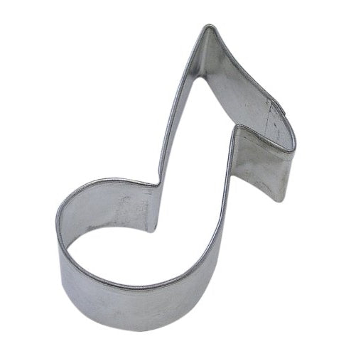 R&M Music Note 3.5" Cookie Cutter in Durable, Economical, Tinplated Steel