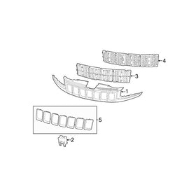 Mopar Performance 68227779AA MOPAR Trim Ring