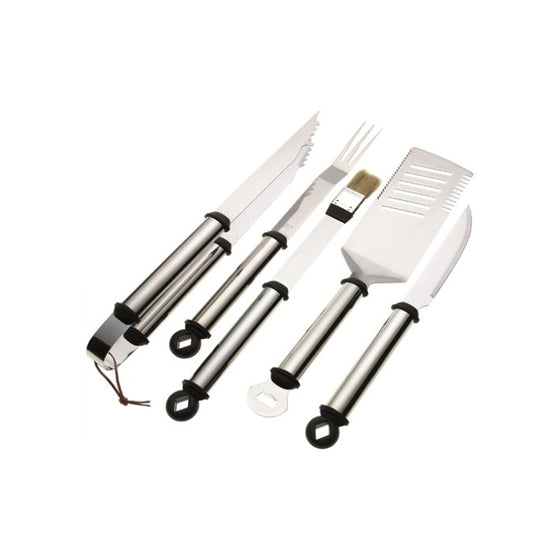 Mr. Bar-B-Q 5-Piece Stainless Handle Barbeque Tool Set