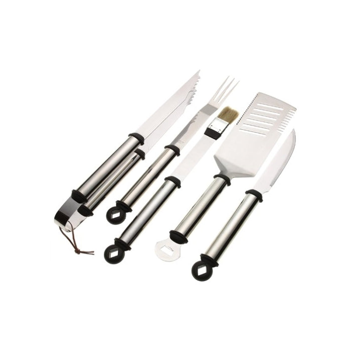 Mr. Bar-B-Q 5-Piece Stainless Handle Barbeque Tool Set