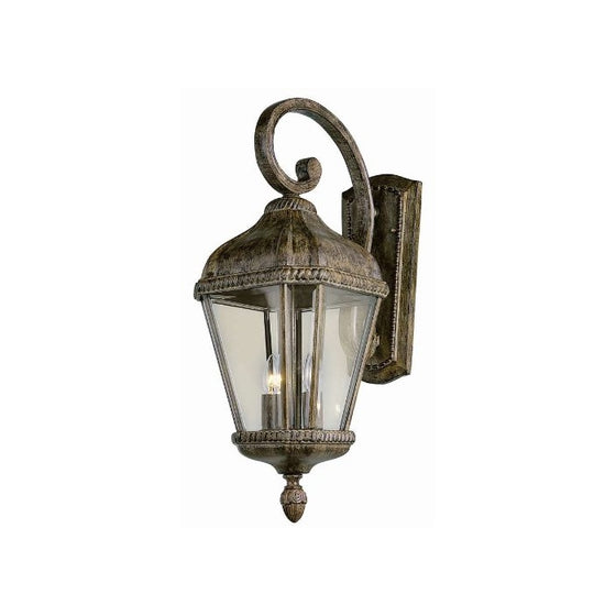 Trans Globe Lighting 5150 BRT 2-Light Coach Lantern, Burnished Rust