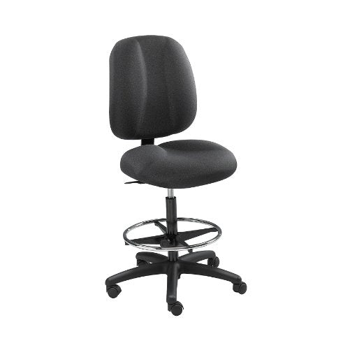 Safco Products 7083BL Apprentice II Extended Height Chair (Additional options sold separately), Black