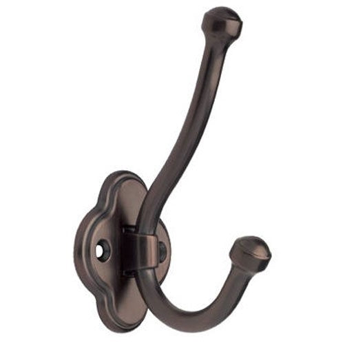 Liberty B42329Z-VBR-C Small Scroll Edge Design Coat and Hat Hook, Venetian Bronze