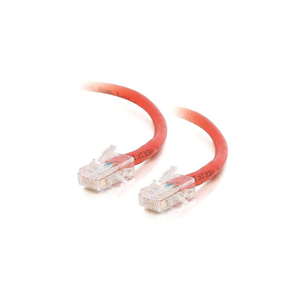 C2G/Cables to Go 26690 Cat5E Non-Booted Unshielded (UTP) Network Crossover Patch Cable, Red (10 Feet/3.04 Meters)