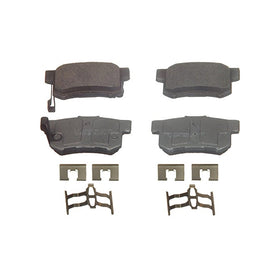 Wagner ThermoQuiet QC536 Ceramic Disc Pad Set With Installation Hardware, Rear