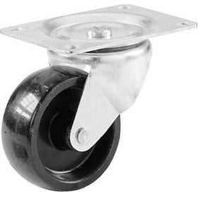 Shepherd Hardware 9392 2-Inch Polypropylene Wheel Swivel Plate Caster, 125-lb Load Capacity