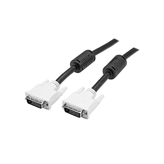 StarTech.com DVIDDMM15 Dual Link DVI Cable - 15 ft - Male to Male - 2560x1600 - DVI-D Cable - Computer Monitor Cable - DVI Cord - Video Cable