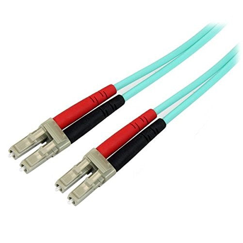 StarTech.com 2m Fiber Optic Cable - 10 Gb Aqua - Multimode Duplex 50/125 - LSZH - LC/LC - OM3 - LC to LC Fiber Patch Cable