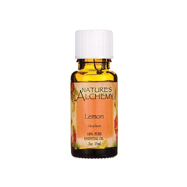 Nature's Alchemy 100% Pure Essential Oil, Lemon, 0.5 Fluid Ounce