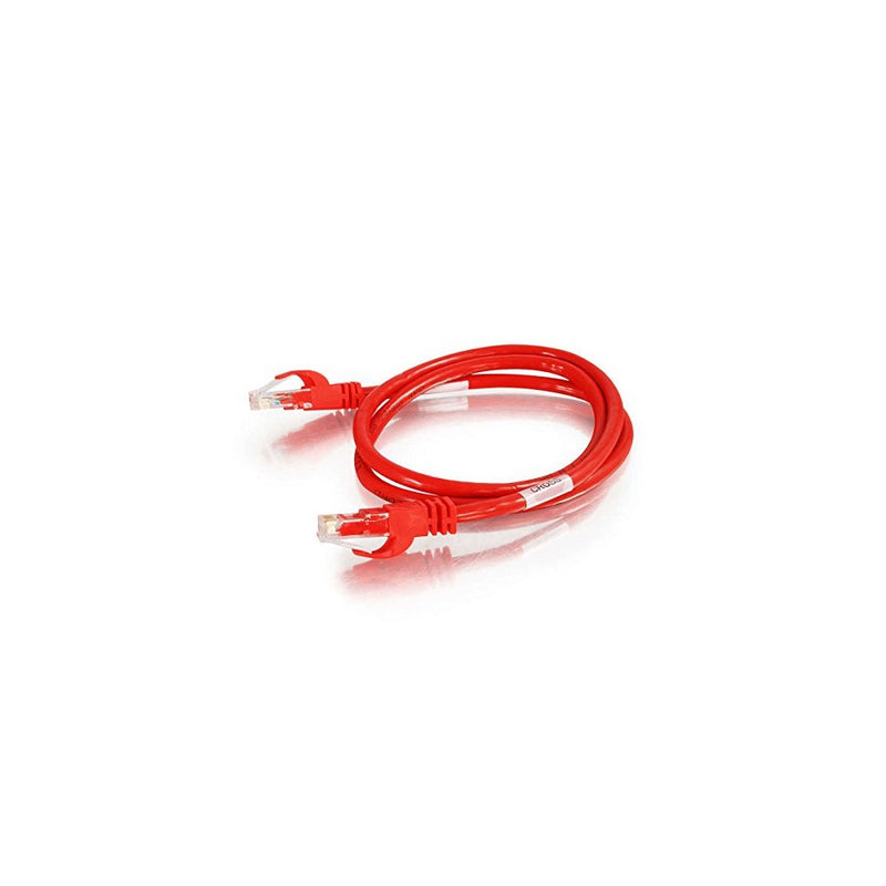 C2G/Cables to Go 27861 Cat6 Snagless Unshielded (UTP) Crossover Patch Cable, Red (3 Feet/0.91 Meters)