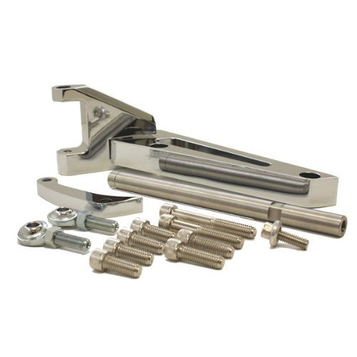 BBC BIG BLOCK CHEVY BILLET ALUMINUM ALTERNATOR BRACKET (SWP) - POLISHED