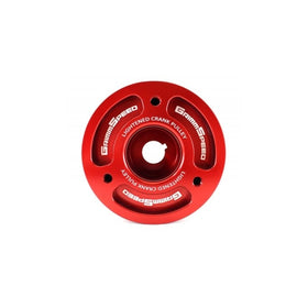 GrimmSpeed 095015R Lightweight Crank Pulley-Red