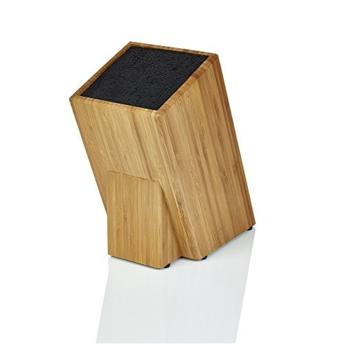 Kapoosh Dice Knife Block, Bamboo Wood