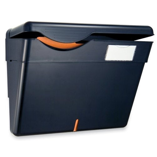 Officemate Security Wall File with Cover, Black, 1 File (21472)